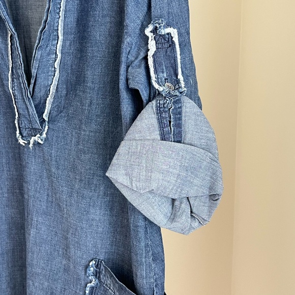 Raquel Allegra Denim Dress - Picture 3 of 6